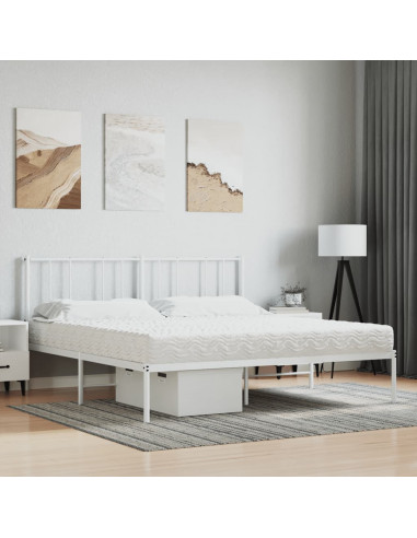 Materasso in Schiuma Bianco 160x200 cm Durezza H2 H3