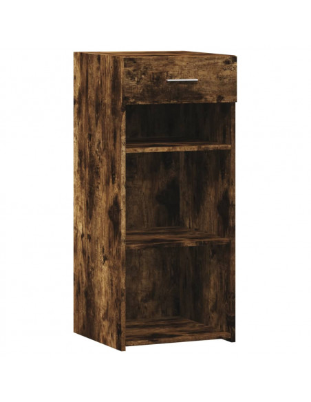 Credenza Rovere Fumo 40x42,5x93 cm in Legno Multistrato