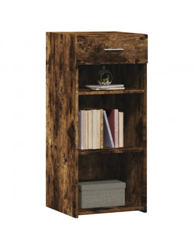 Credenza Rovere Fumo 40x42,5x93 cm in Legno Multistrato