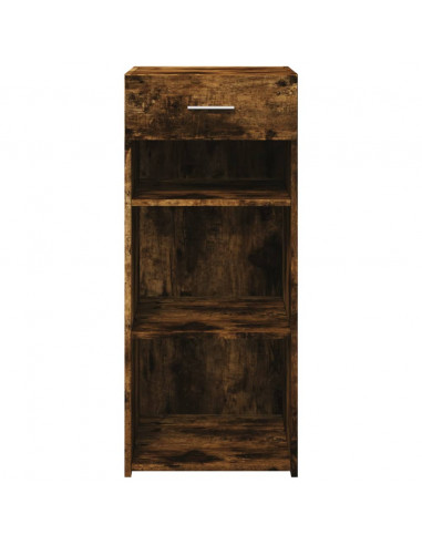 Credenza Rovere Fumo 40x42,5x93 cm in Legno Multistrato