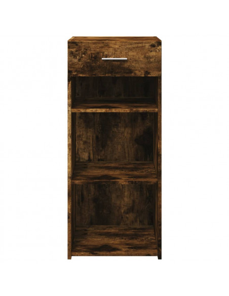Credenza Rovere Fumo 40x42,5x93 cm in Legno Multistrato
