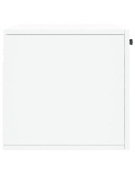 Mobile a Parete Bianco 80x36,5x35 cm in Legno Multistrato