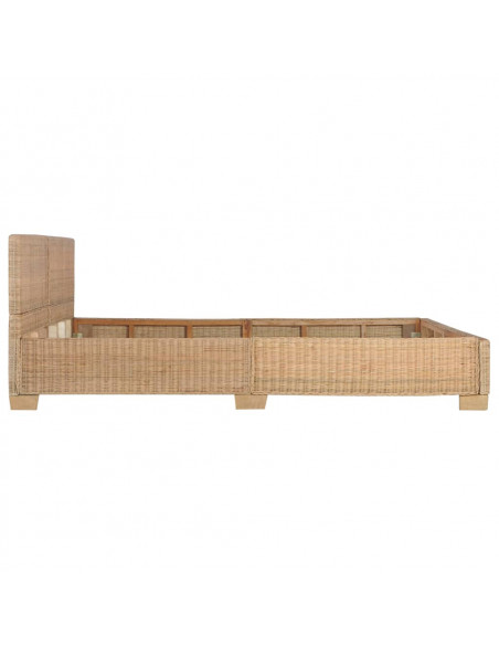 Giroletto Intrecciato a Mano in Vero Rattan 180x200 cm