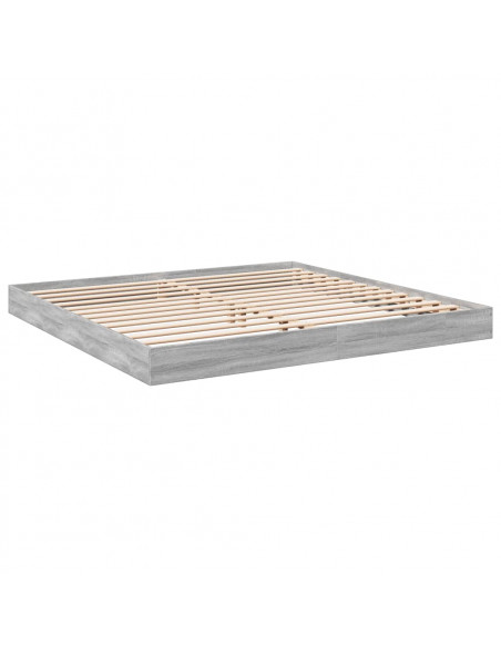 Giroletto Grigio Sonoma 180x200 cm in Legno Multistrato
