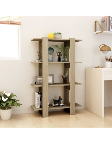Libreria/Divisorio Rovere Sonoma 80x30x123,5 cm