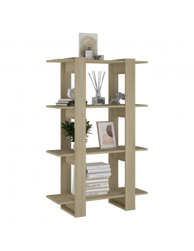 Libreria/Divisorio Rovere Sonoma 80x30x123,5 cm