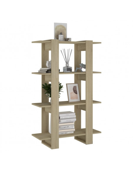 Libreria/Divisorio Rovere Sonoma 80x30x123,5 cm