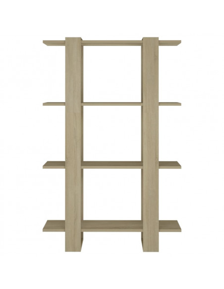Libreria/Divisorio Rovere Sonoma 80x30x123,5 cm