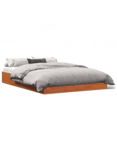 Giroletto Marrone Cera 120x190 cm in Legno Massello di Pino