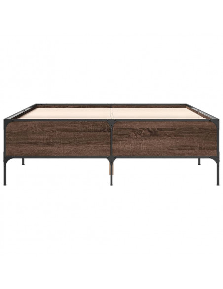 Giroletto Rovere Marrone 140x200cm in Legno Multistrato Metallo
