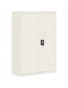Armadio Classificatore Bianco 90x40x180 cm in Acciaio 2