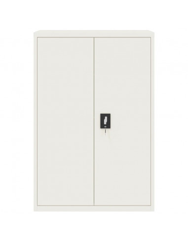 Armadio Classificatore Bianco 90x40x180 cm in Acciaio
