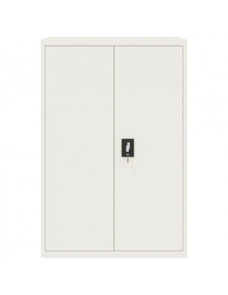 Armadio Classificatore Bianco 90x40x180 cm in Acciaio