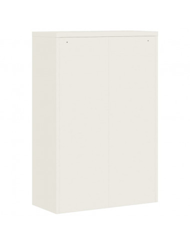 Armadio Classificatore Bianco 90x40x180 cm in Acciaio