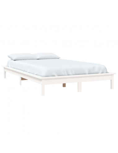 Giroletto Bianco 160x200 cm in Legno Massello di Pino