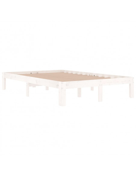 Giroletto Bianco in Legno Massello 120x190 cm Small Double