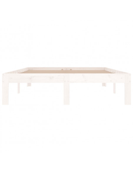 Giroletto Bianco in Legno Massello 120x190 cm Small Double
