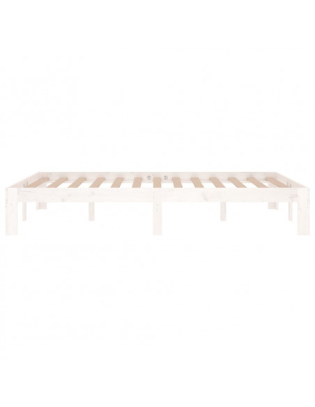 Giroletto Bianco in Legno Massello 120x190 cm Small Double