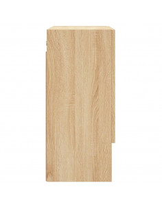 Armadietto a Muro Rovere Sonoma 60x31x70 cm Legno Multistrato 2