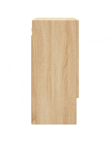 Armadietto a Muro Rovere Sonoma 60x31x70 cm Legno Multistrato