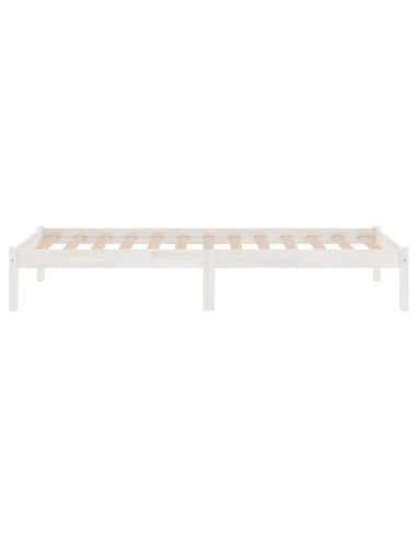 Giroletto Bianco in Legno Massello 90x190 cm Single