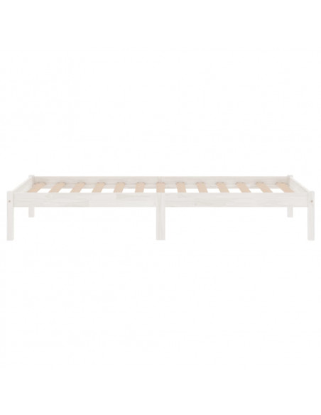 Giroletto Bianco in Legno Massello 75x190 cm Small Single