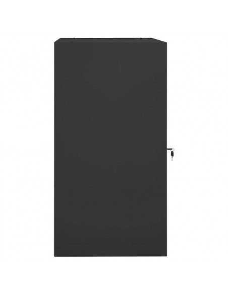 Armadio Porta Sella Antracite 53x53x105 cm in Acciaio