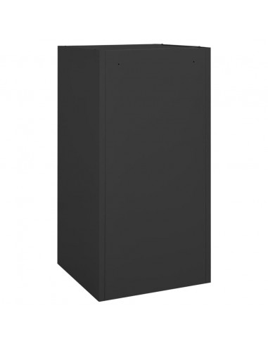 Armadio Porta Sella Antracite 53x53x105 cm in Acciaio