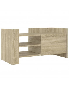 Mobile Porta TV Rovere Sonoma 80x35x40 cm in Legno Multistrato 2