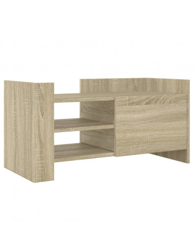 Mobile Porta TV Rovere Sonoma 80x35x40 cm in Legno Multistrato