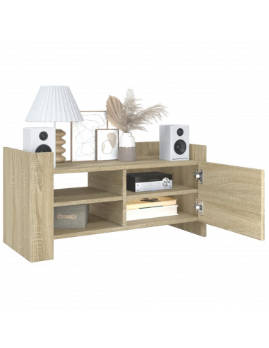 Mobile Porta TV Rovere Sonoma 80x35x40 cm in Legno Multistrato