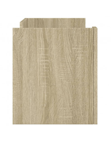 Mobile Porta TV Rovere Sonoma 80x35x40 cm in Legno Multistrato