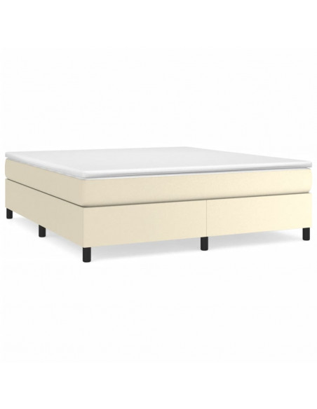 Giroletto a Molle Crema 180x200 cm in Similpelle