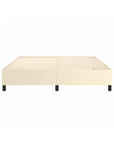 Giroletto a Molle Crema 180x200 cm in Similpelle