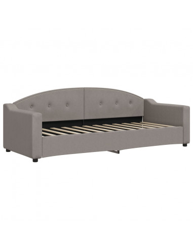 Letto da Giorno Tortora 80x200 cm in Tessuto