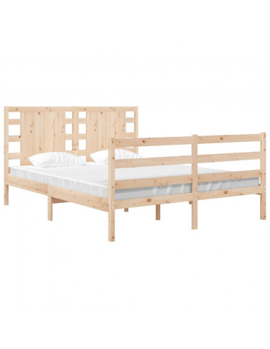 Giroletto in Legno Massello 135x190 cm Small Double