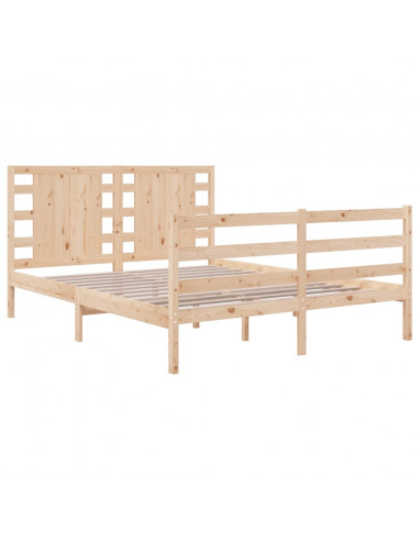 Giroletto in Legno Massello 135x190 cm Small Double