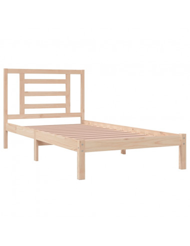 Giroletto in Legno Massello di Pino 90x190 cm Single