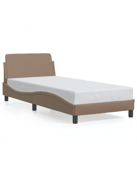 Giroletto con Testiera Cappuccino 90x200 cm in Similpelle