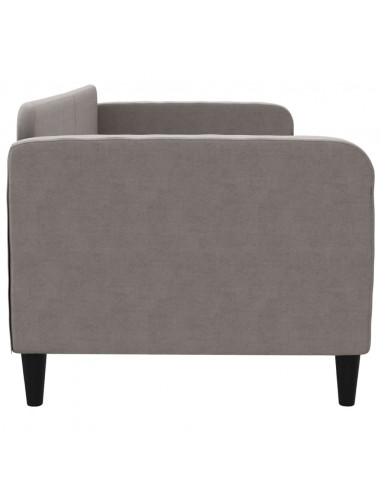 Letto da Giorno Tortora 80x200 cm in Tessuto