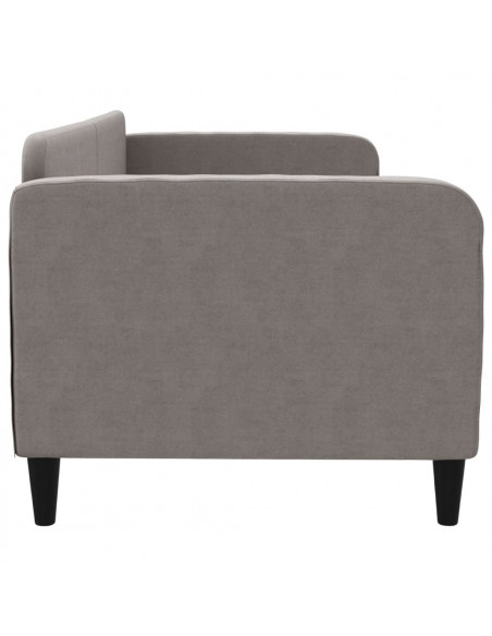 Letto da Giorno Tortora 80x200 cm in Tessuto