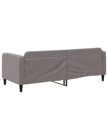 Letto da Giorno Tortora 80x200 cm in Tessuto