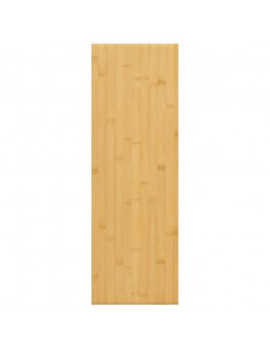 Scaffale a Parete 60x20x2,5 cm in Bambù