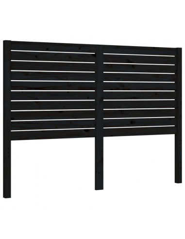 Giroletto con Testiera Nero Double in Legno Massello