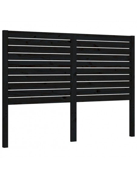 Giroletto con Testiera Nero Double in Legno Massello