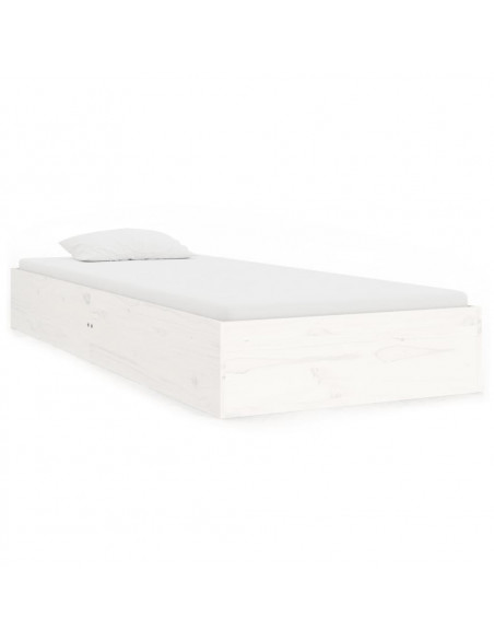 Giroletto Bianco in Legno Massello 90x190 cm Single