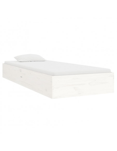 Giroletto Bianco in Legno Massello 90x190 cm Single