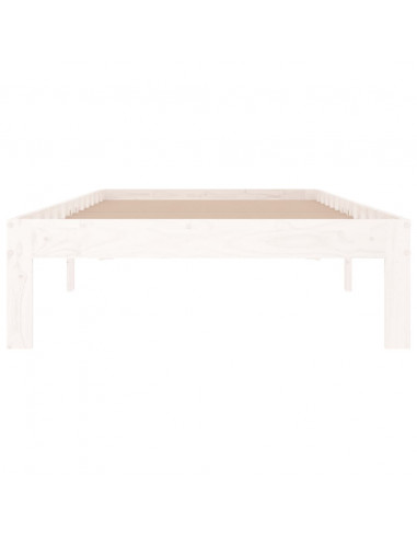 Giroletto Bianco in Legno Massello 90x190 cm Single