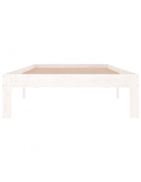 Giroletto Bianco in Legno Massello 90x190 cm Single