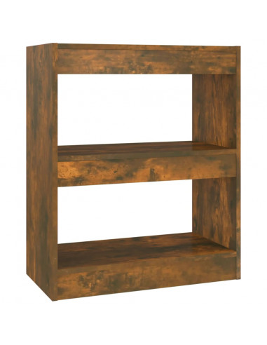 Libreria/Divisorio Rovere Fumo 60x30x72 cm